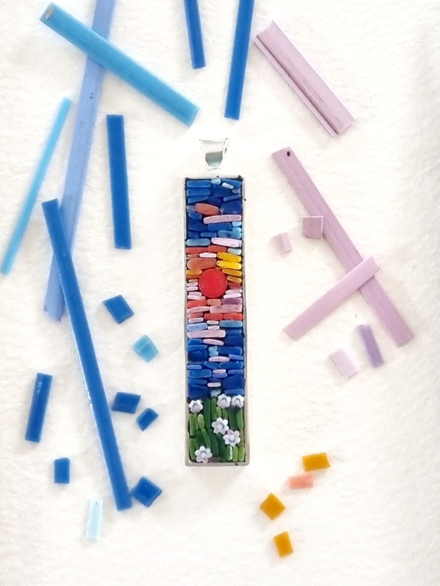 Sunset Mosaic Pendant