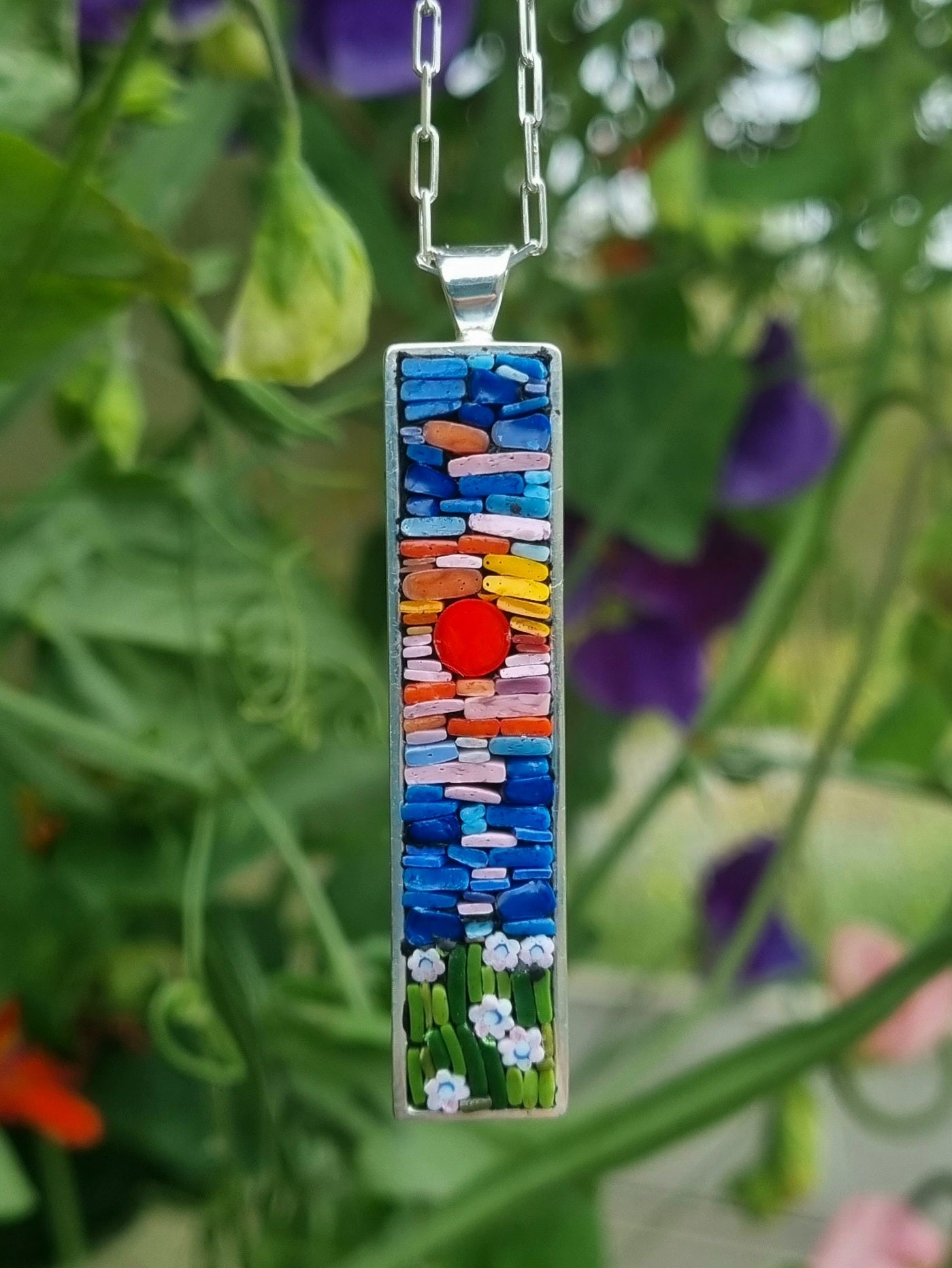 Sunset Mosaic Pendant