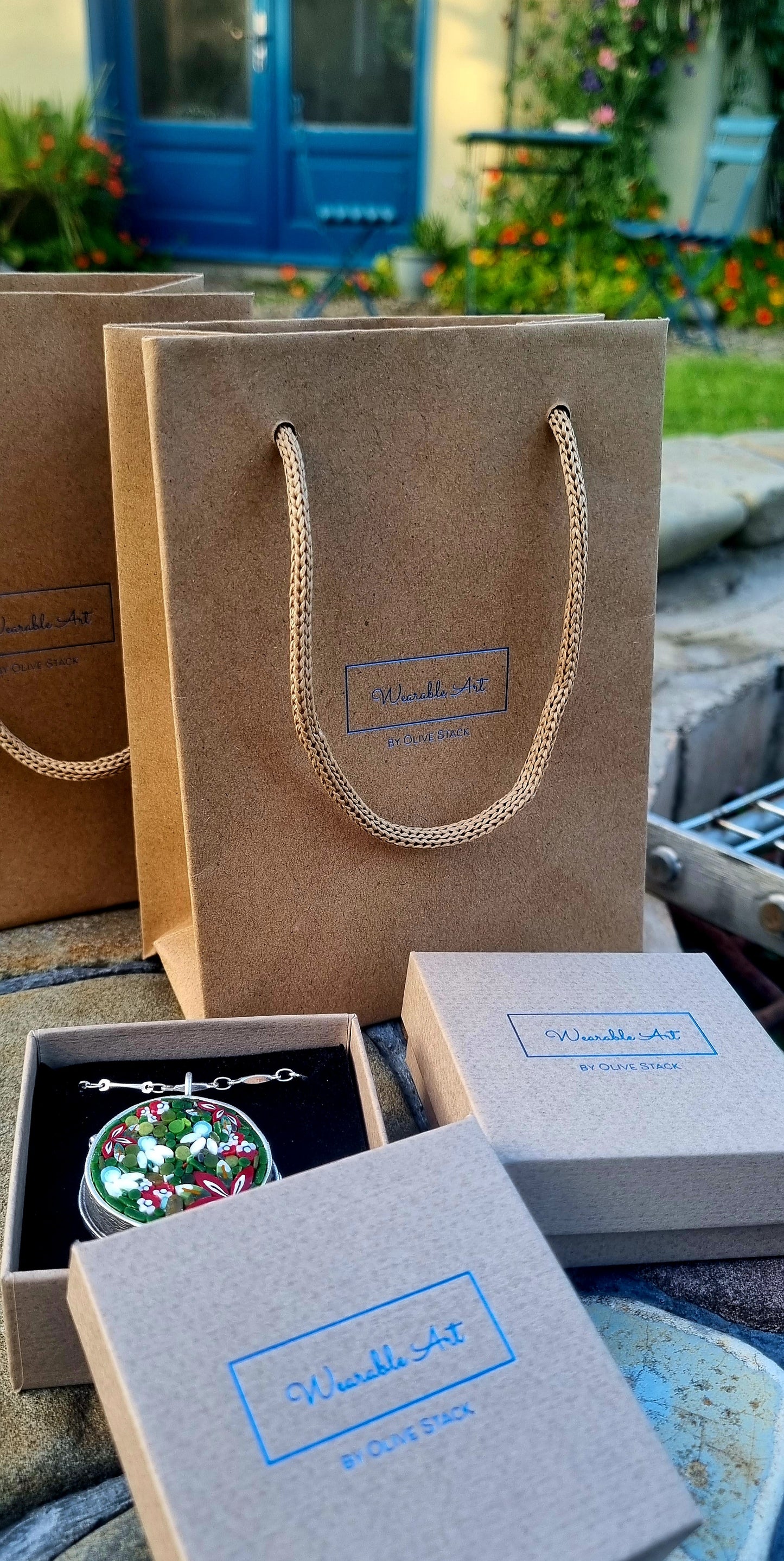 Round Mosaic Pendant