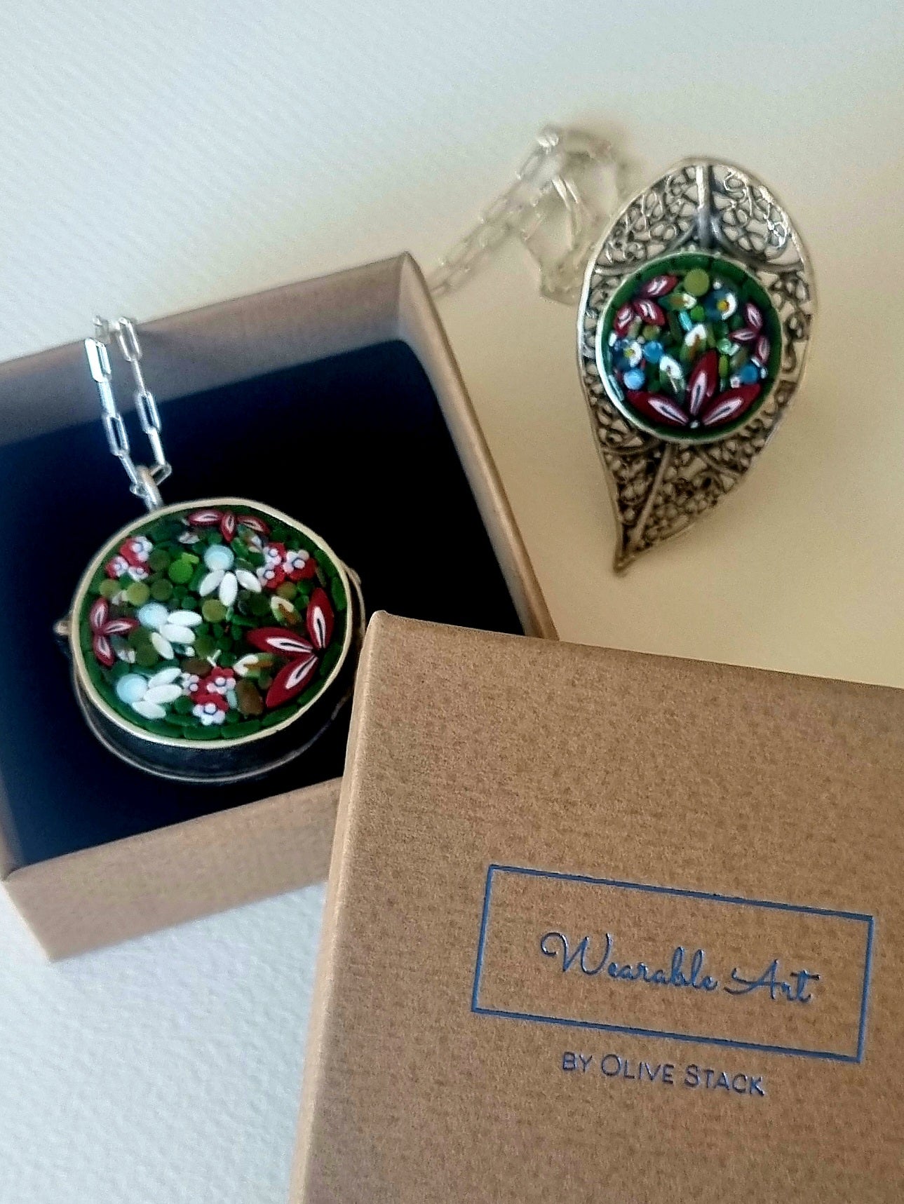 Round Mosaic Pendant