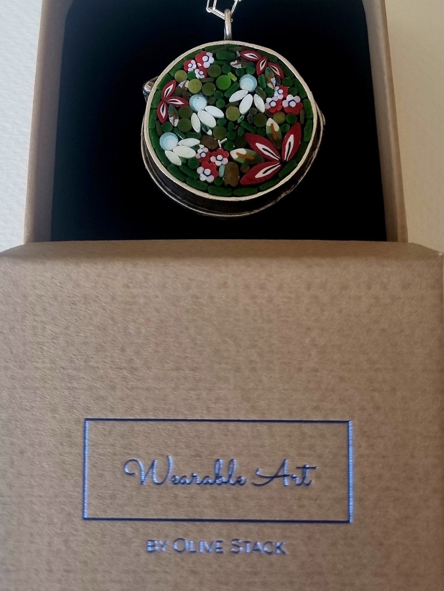 Round Mosaic Pendant