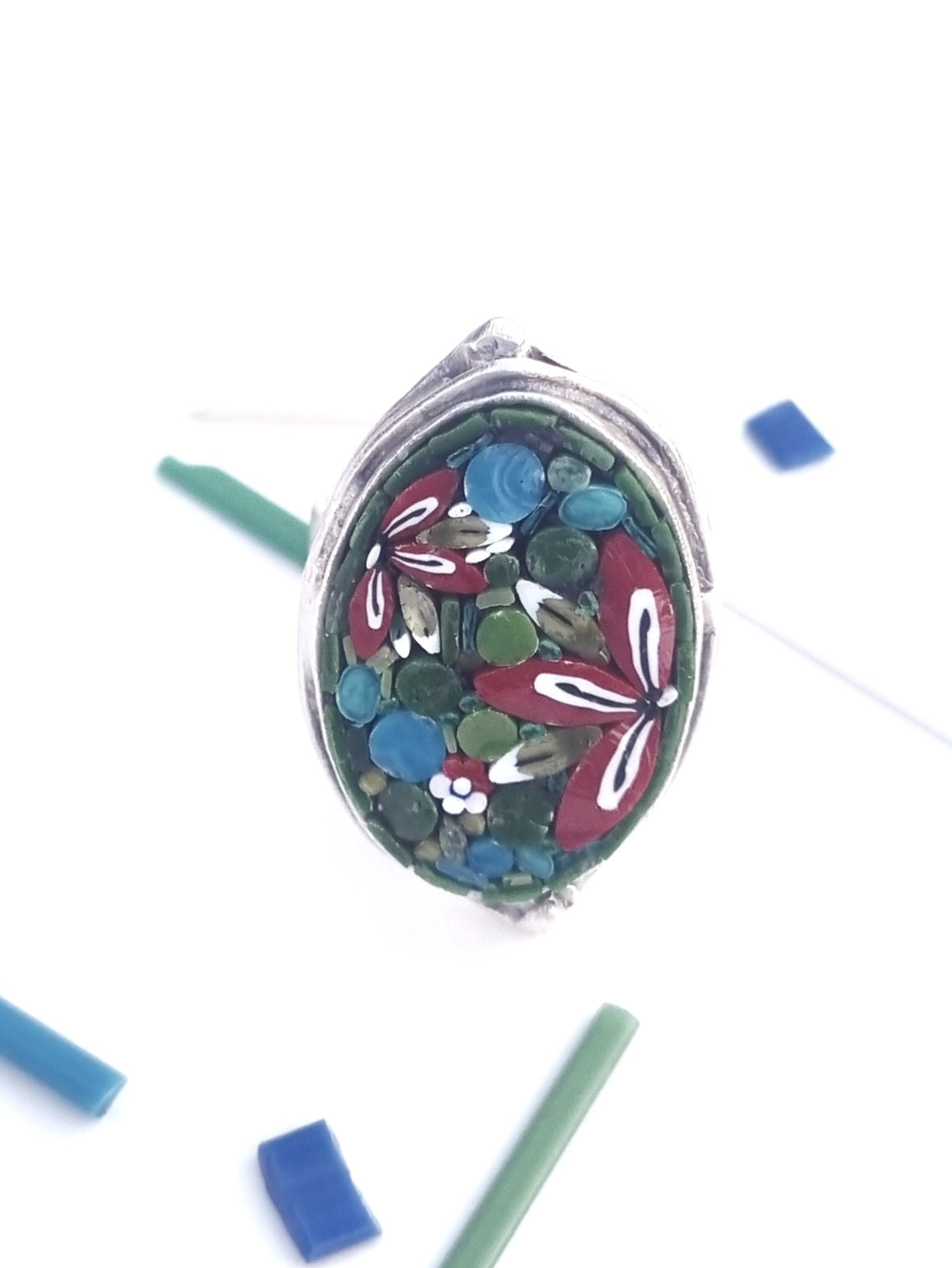 Oval Mosaic Ring