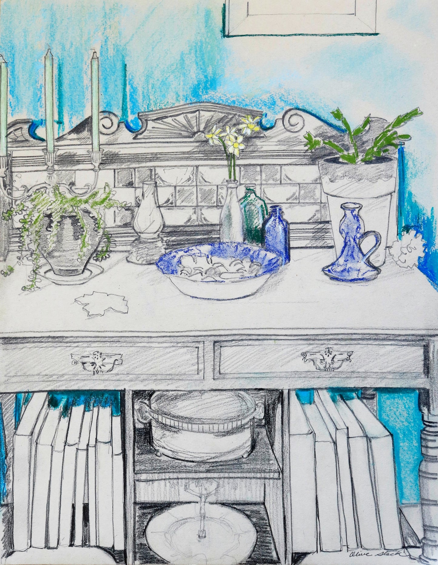 Dining Room Blue
