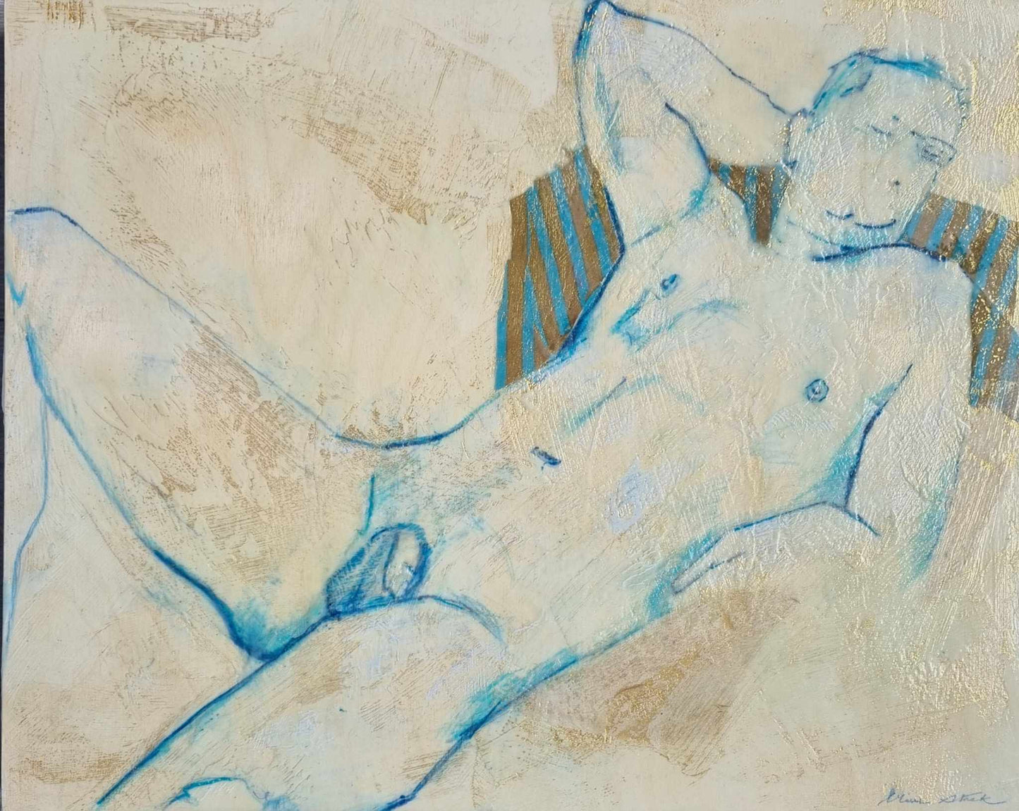 Nude in Blue