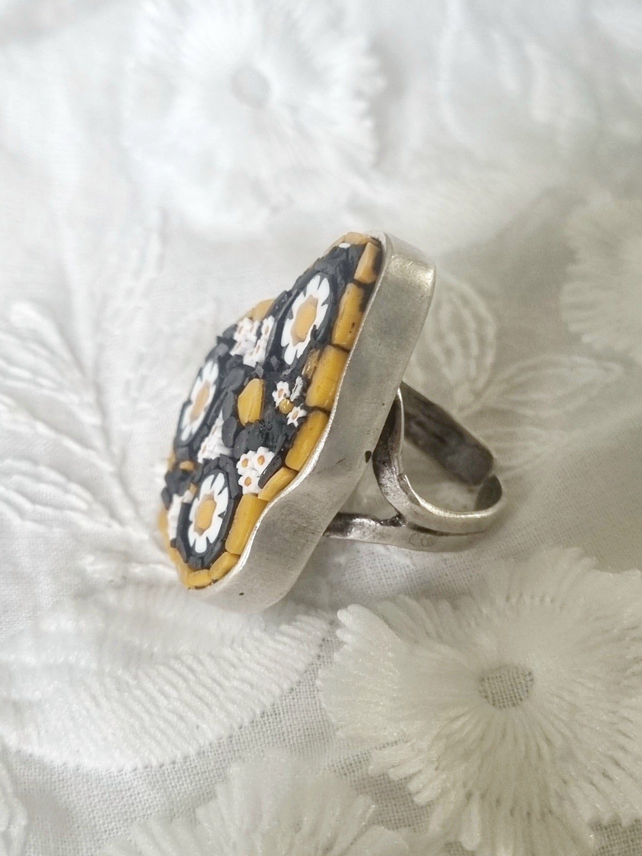 Micro Mosaic Ring