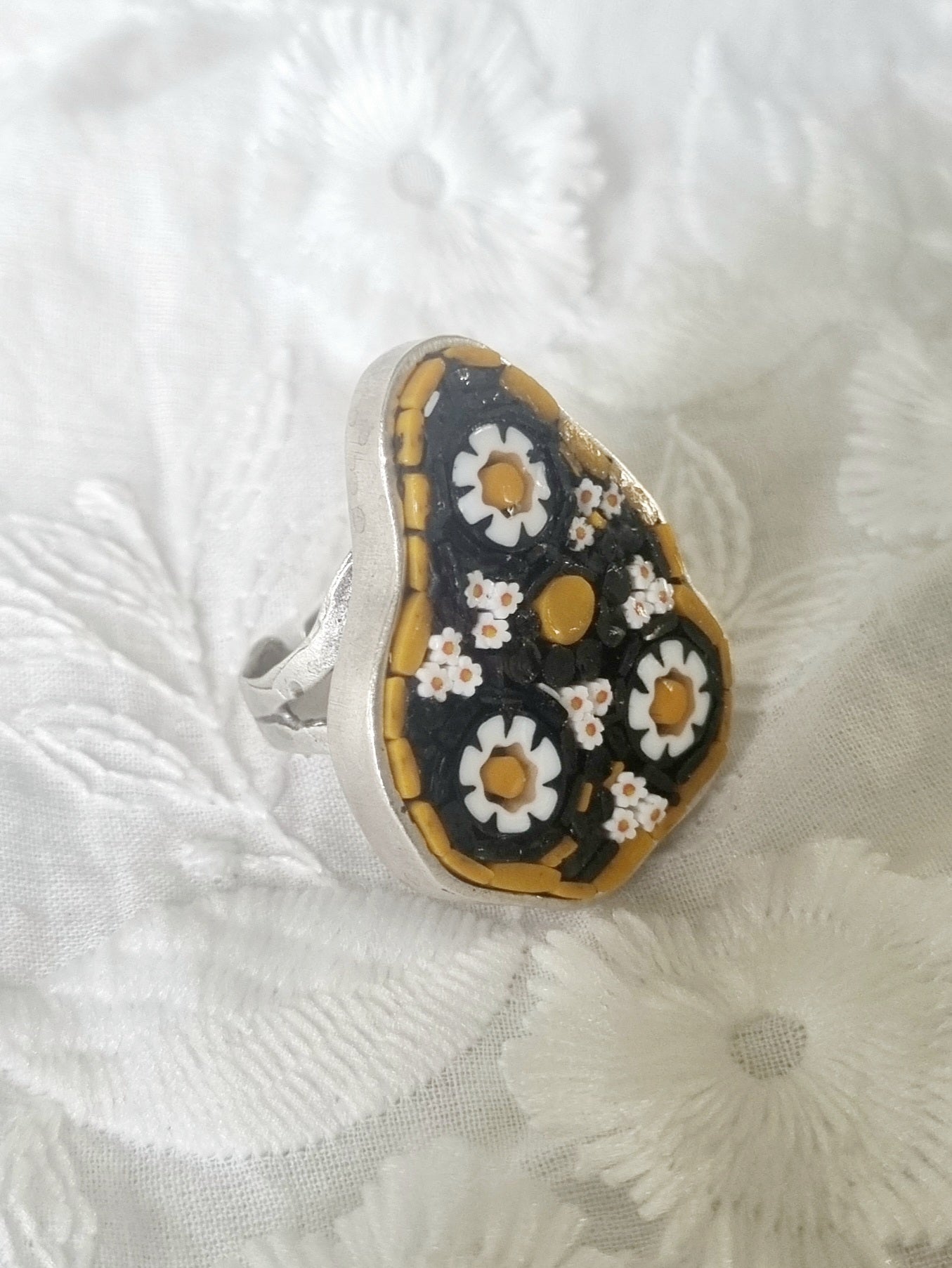 Micro Mosaic Ring