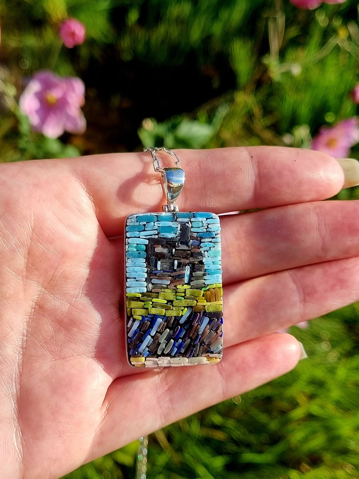 Ballybunion Castle Micro Mosaic Pendant