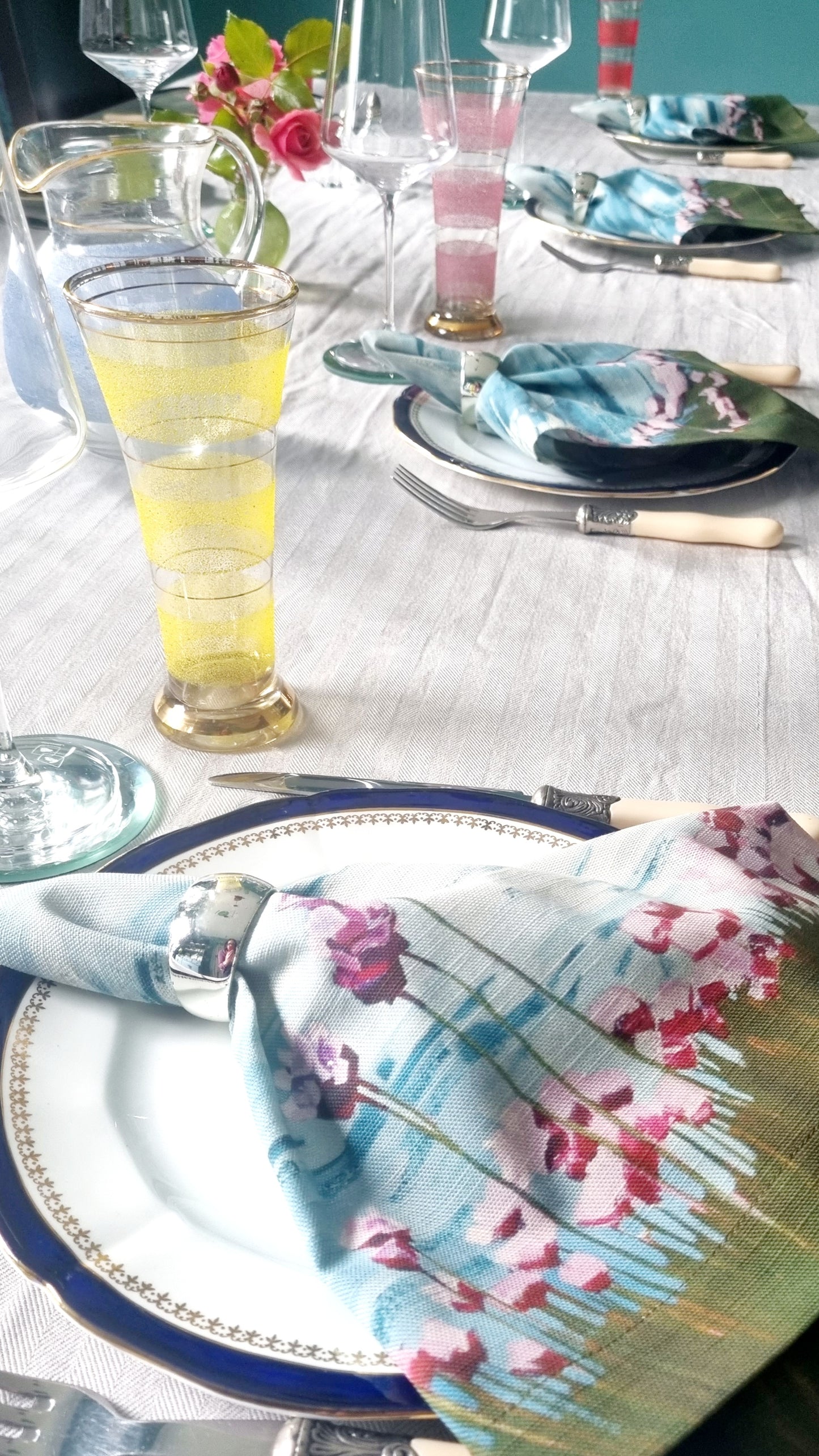 Sea Pinks Napkins x 2