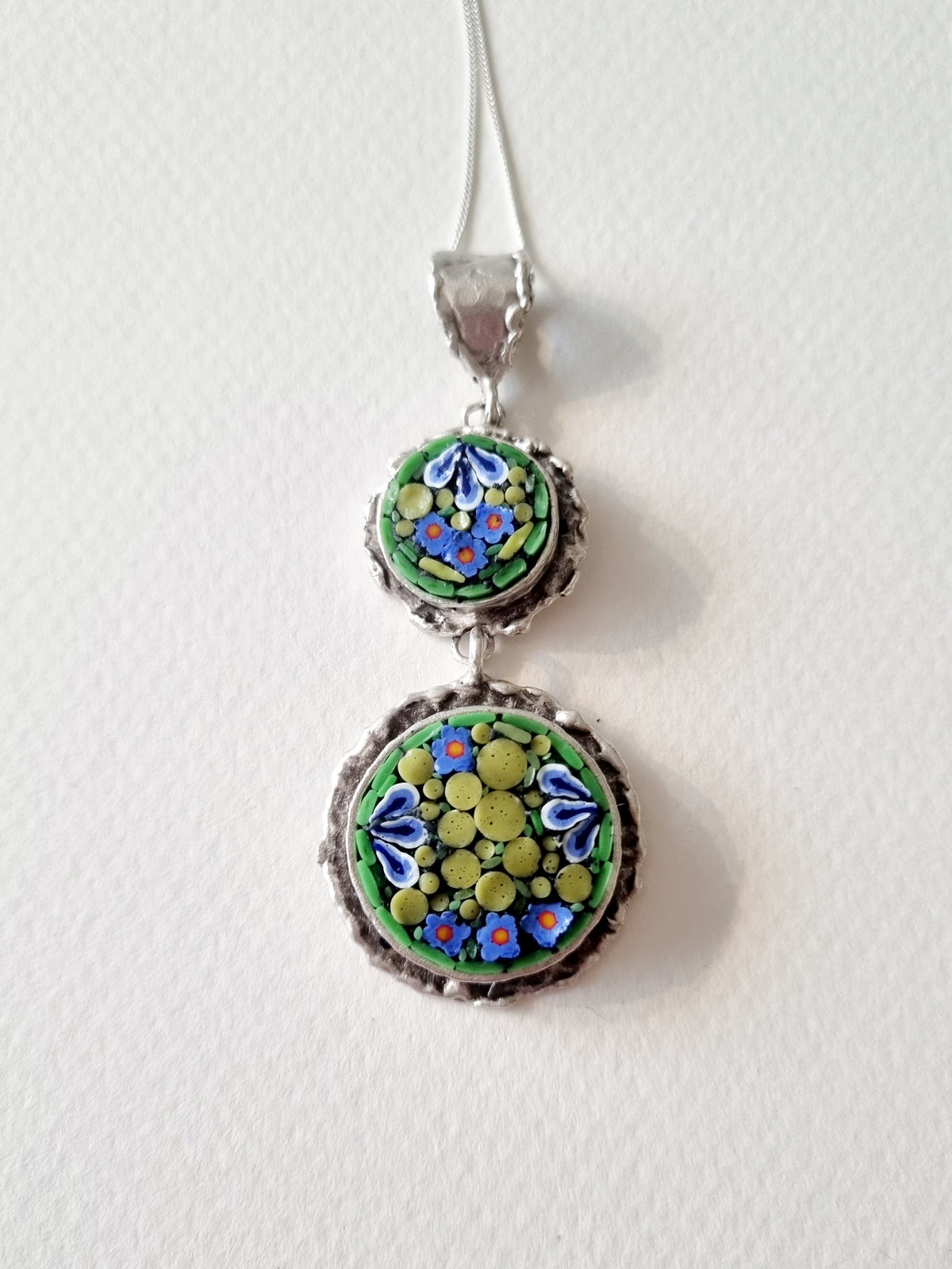 Double Mosaic Pendant