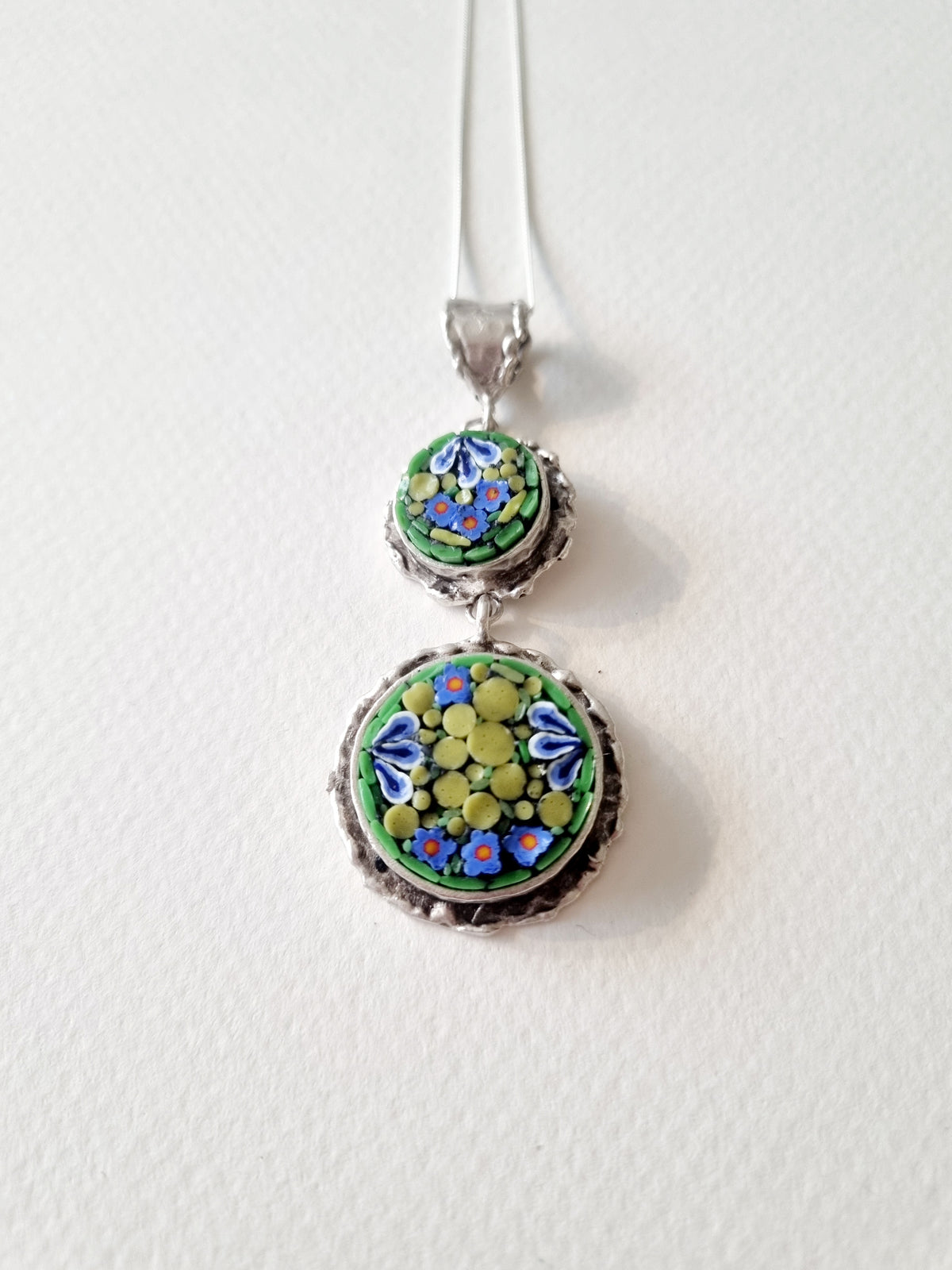 Double Mosaic Pendant