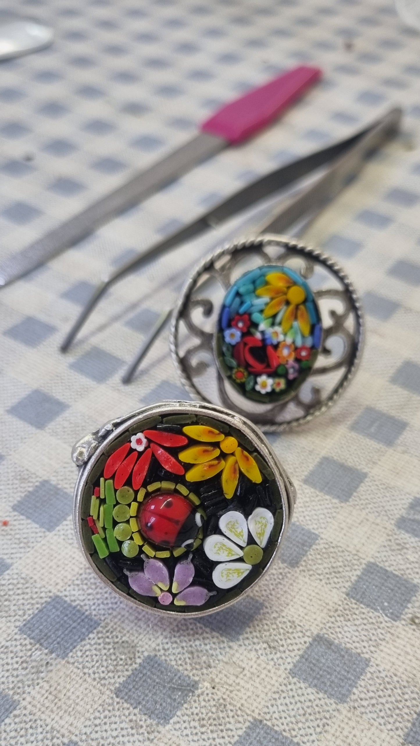 Micro Mosaic Jewellery Workshop with Olive Stack - Mon Aug 3rd 2026