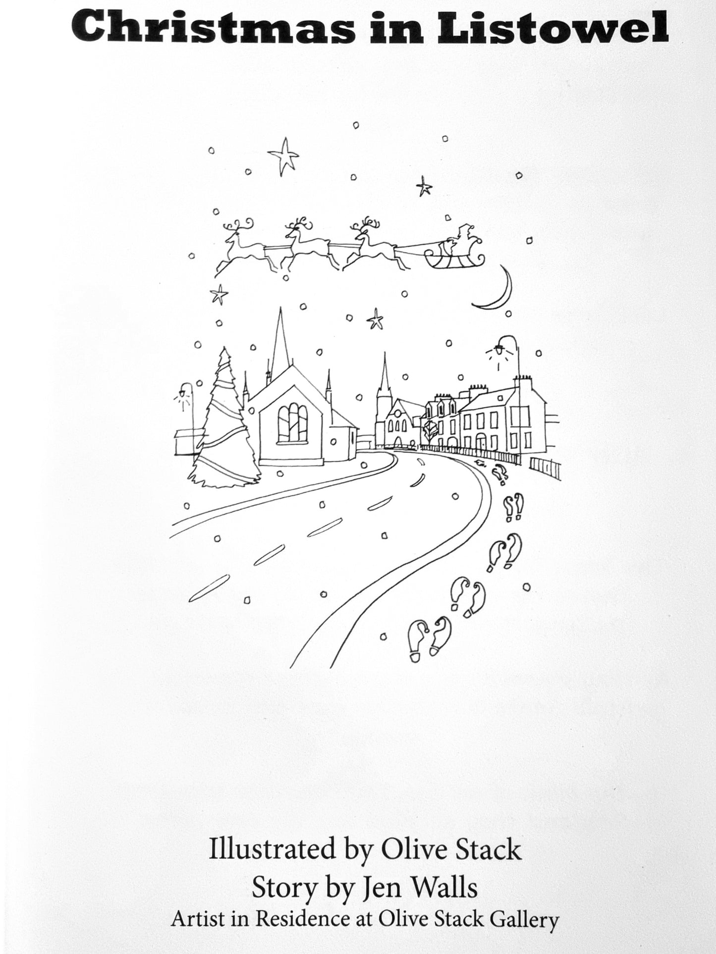 Christmas in Listowel Colouring/Story Book