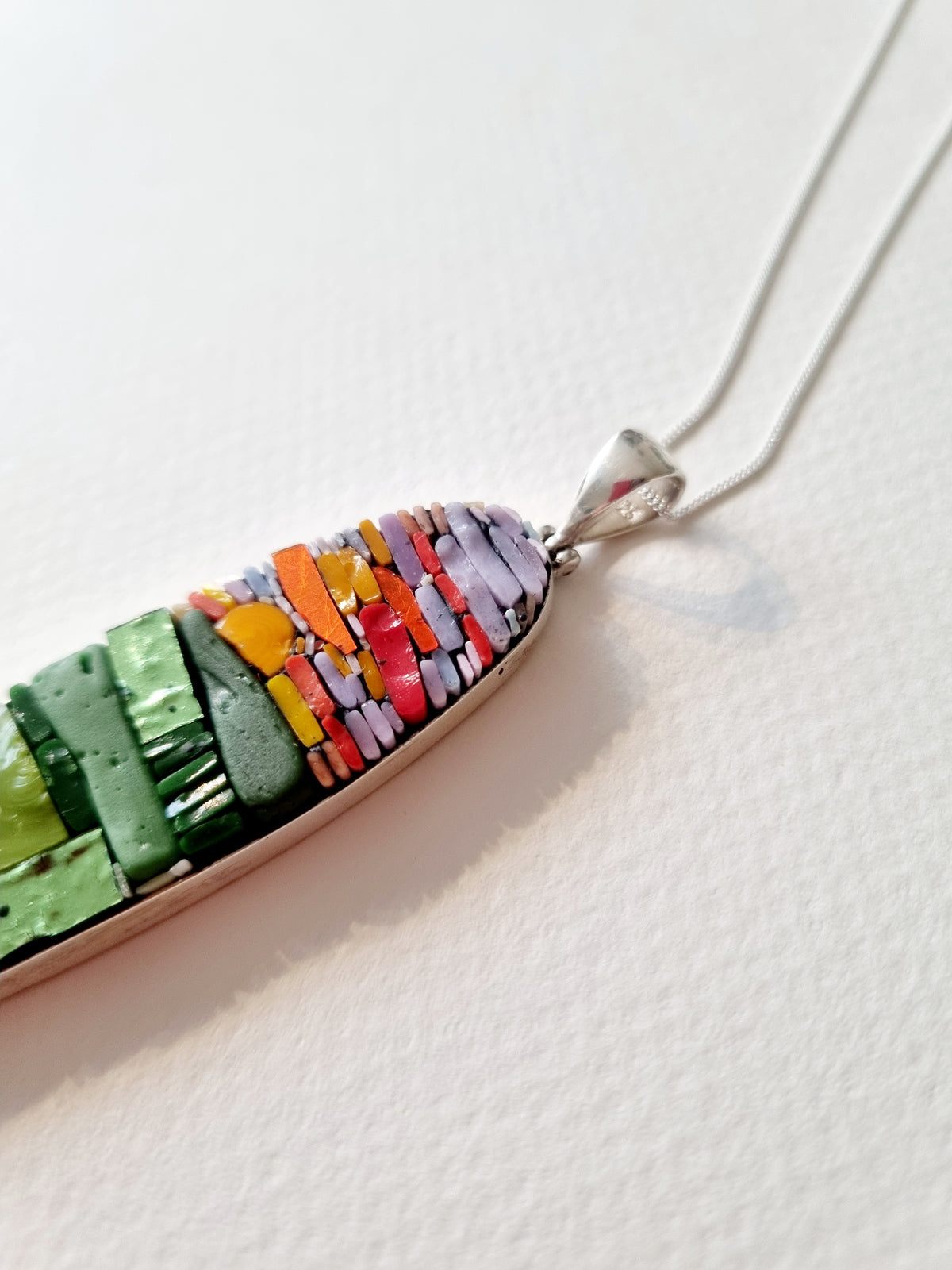 Sterling Silver Sunset Pendant