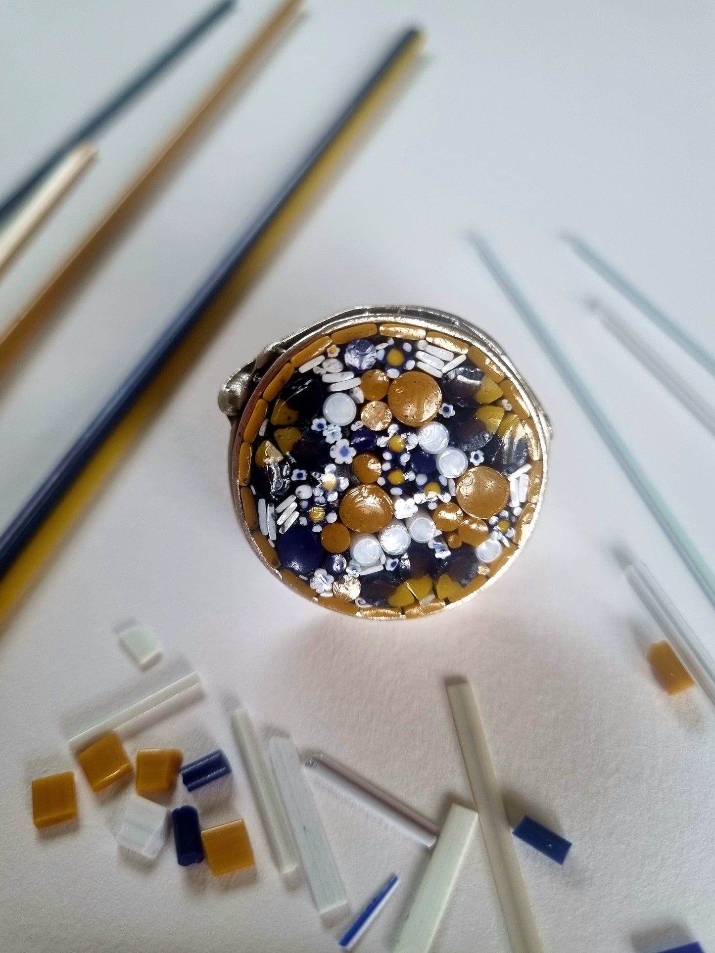 Micro Mosaic Ring