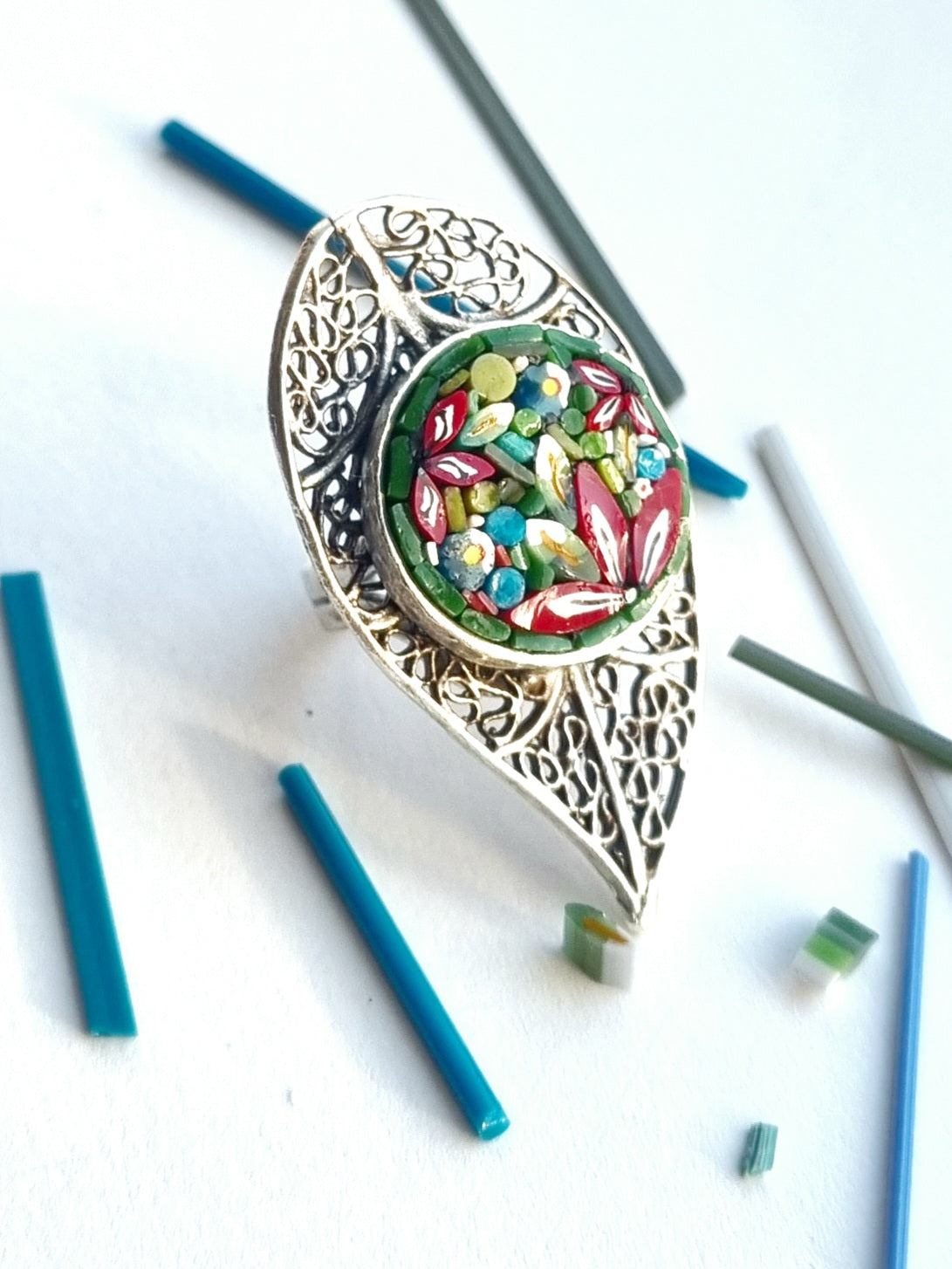Micro Mosaic Jewellery Workshop with Olive Stack - Tues Sep 2nd