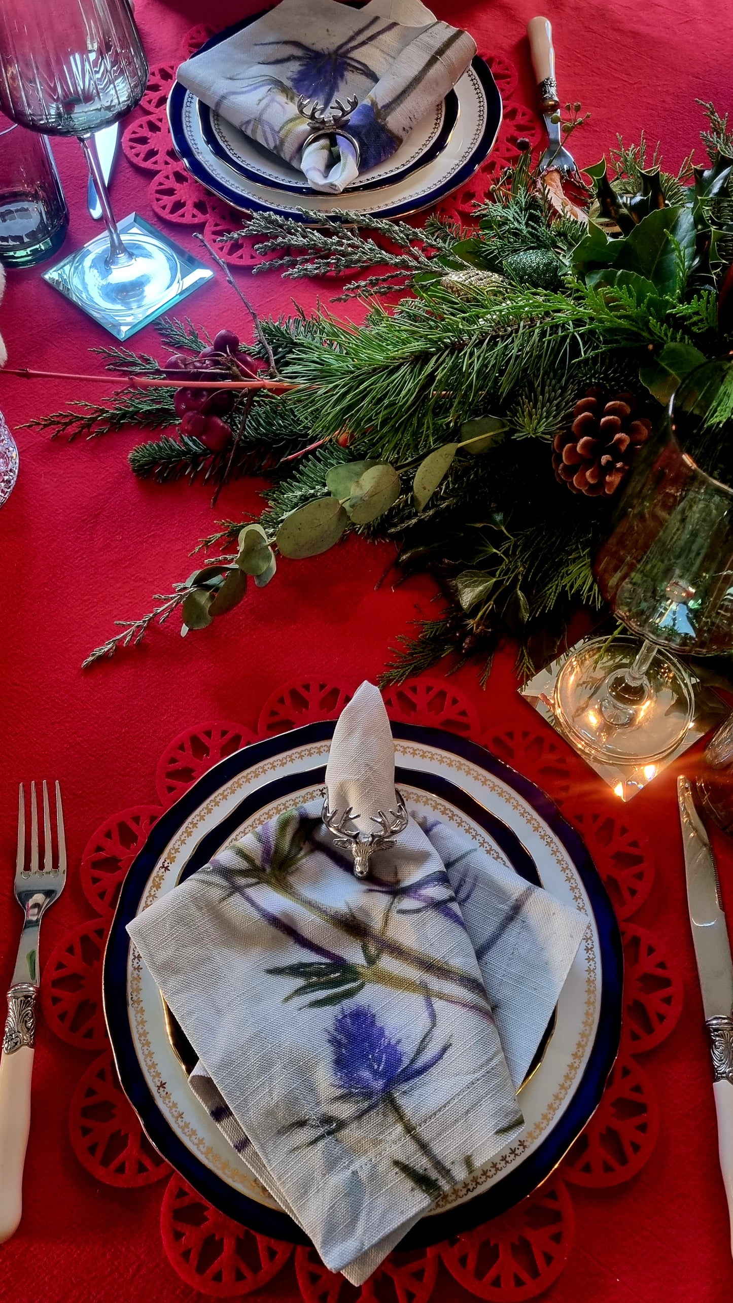 Sea Holly Napkin x 2
