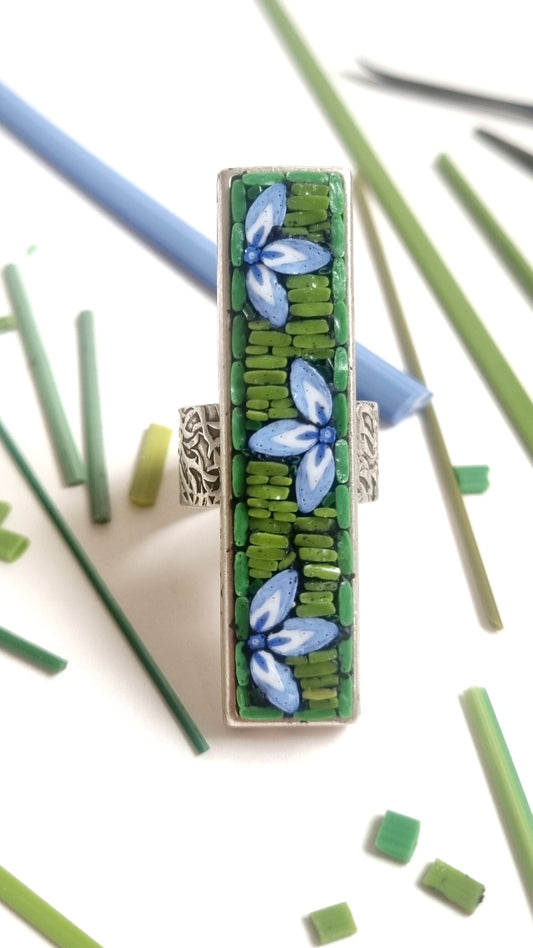 Micro Mosaic Ring