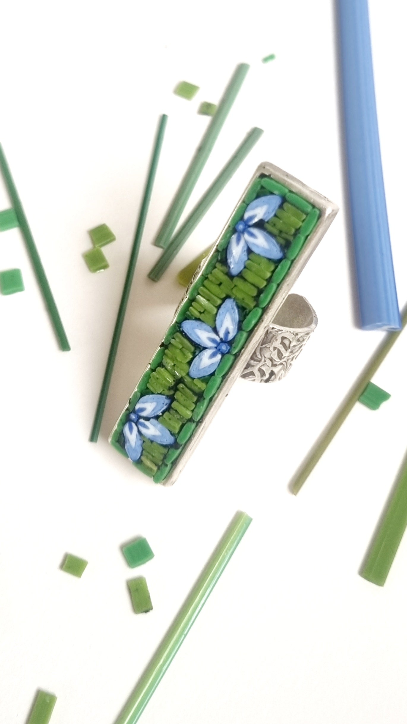 Micro Mosaic Ring