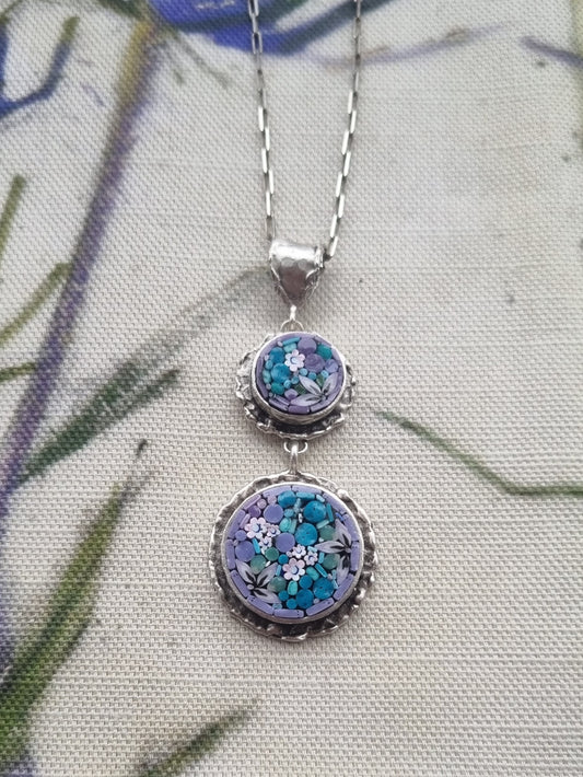 Double Mosaic Pendant