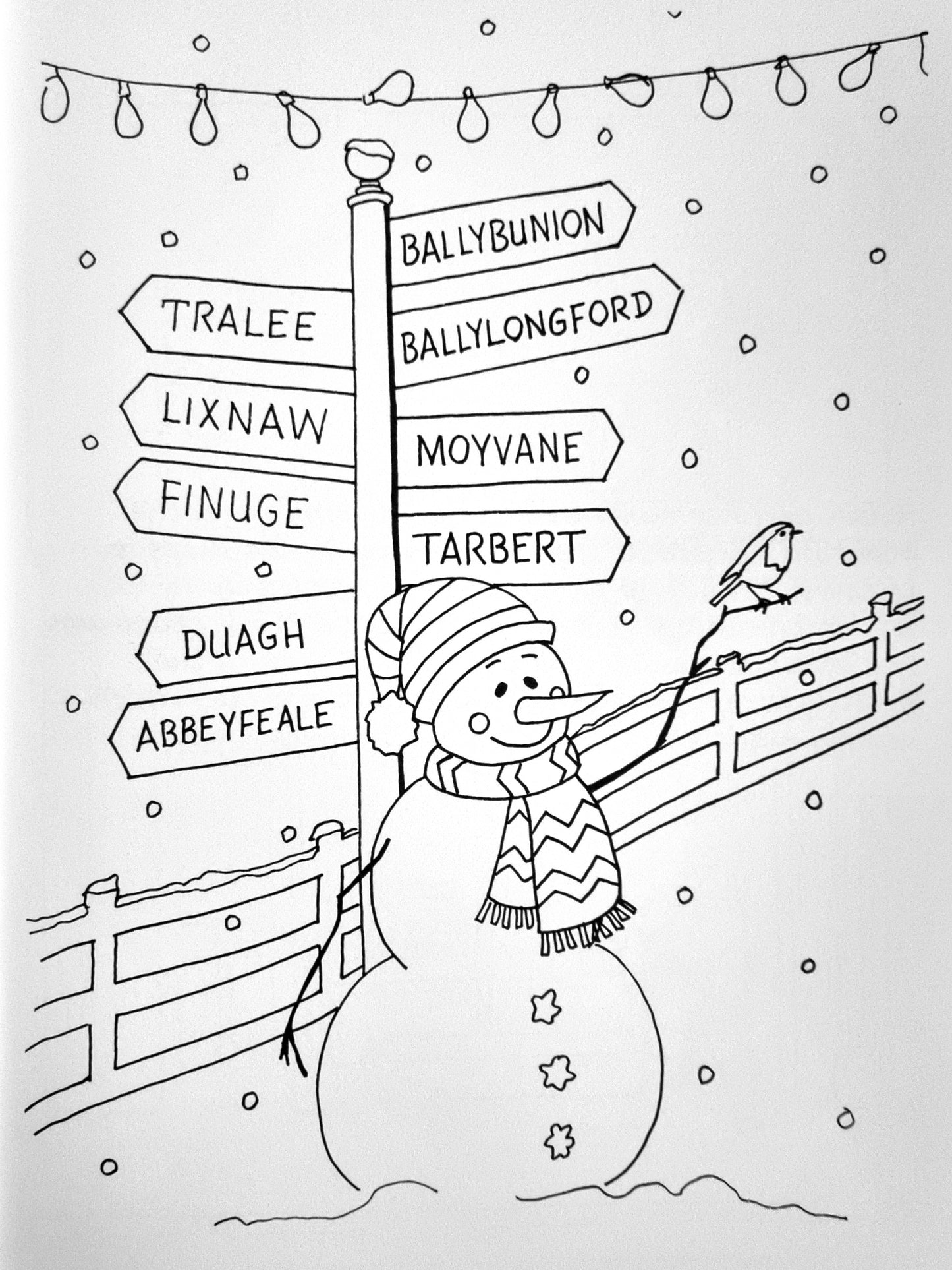 Christmas in Listowel Colouring/Story Book