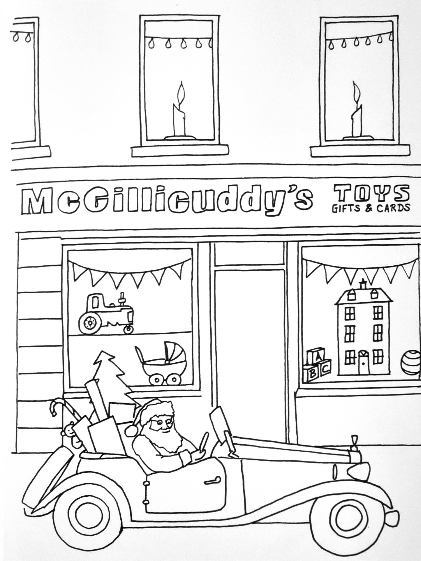 Christmas in Listowel Colouring/Story Book