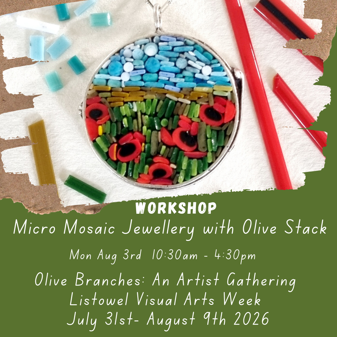 Micro Mosaic Jewellery Workshop with Olive Stack - Mon Aug 3rd 2026