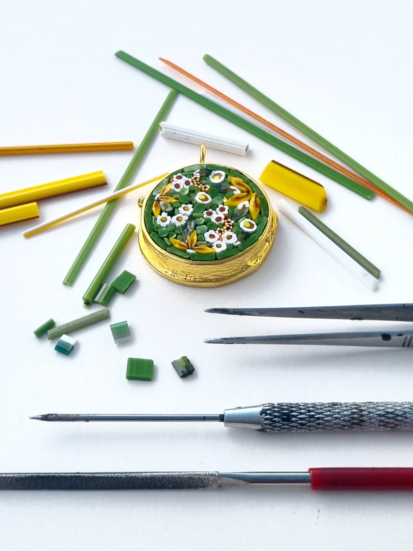 Micro Mosaic Jewellery Workshop with Olive Stack - Tues Sep 2nd