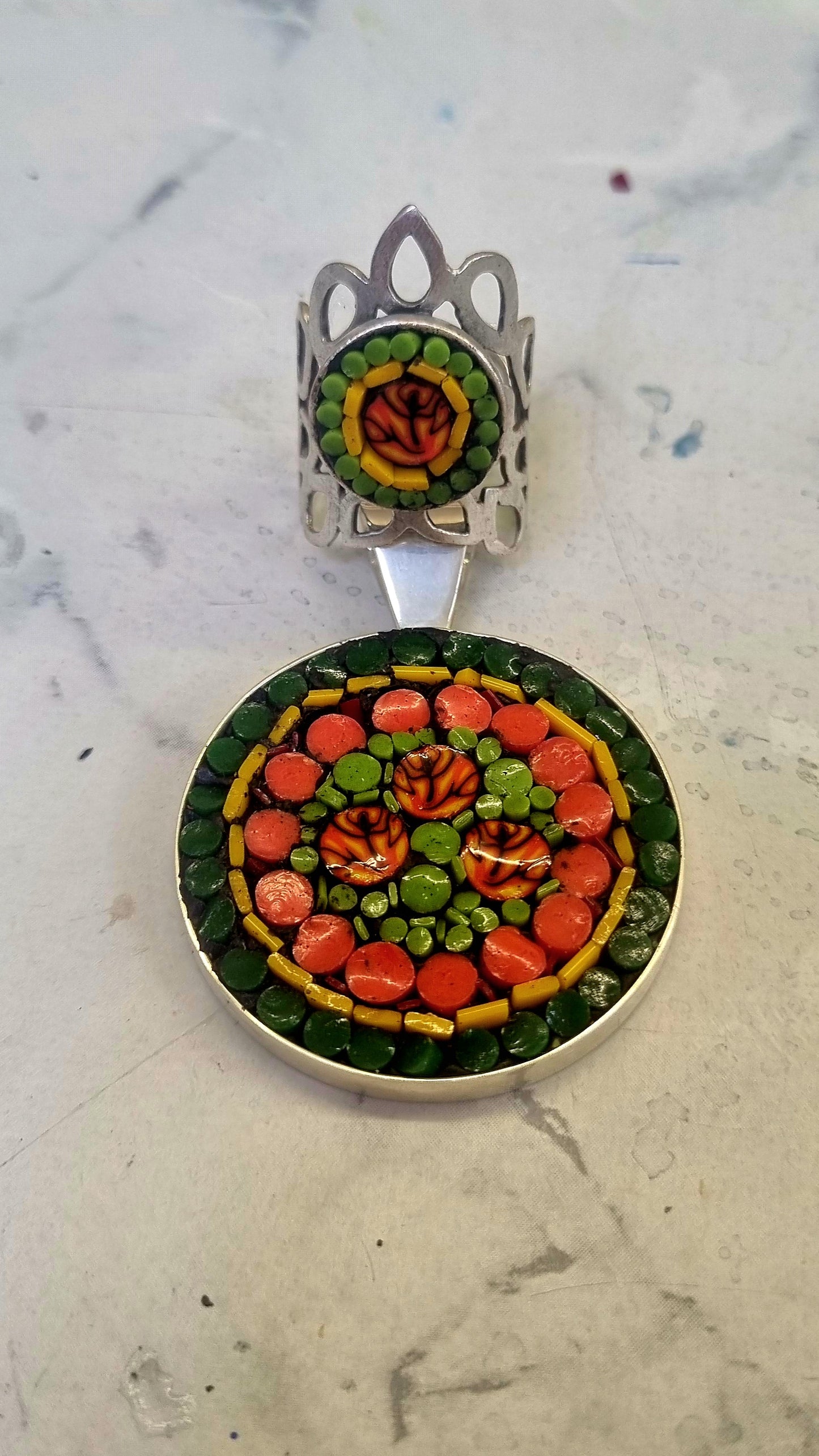 Micro Mosaic Jewellery Workshop with Olive Stack - Mon Aug 3rd 2026