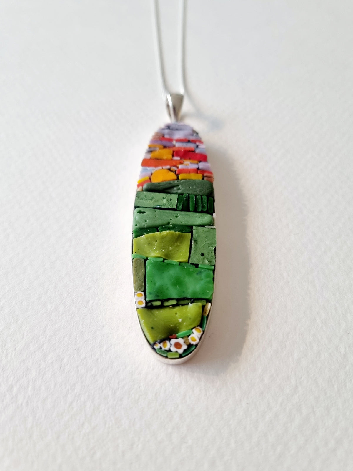 Sterling Silver Sunset Pendant