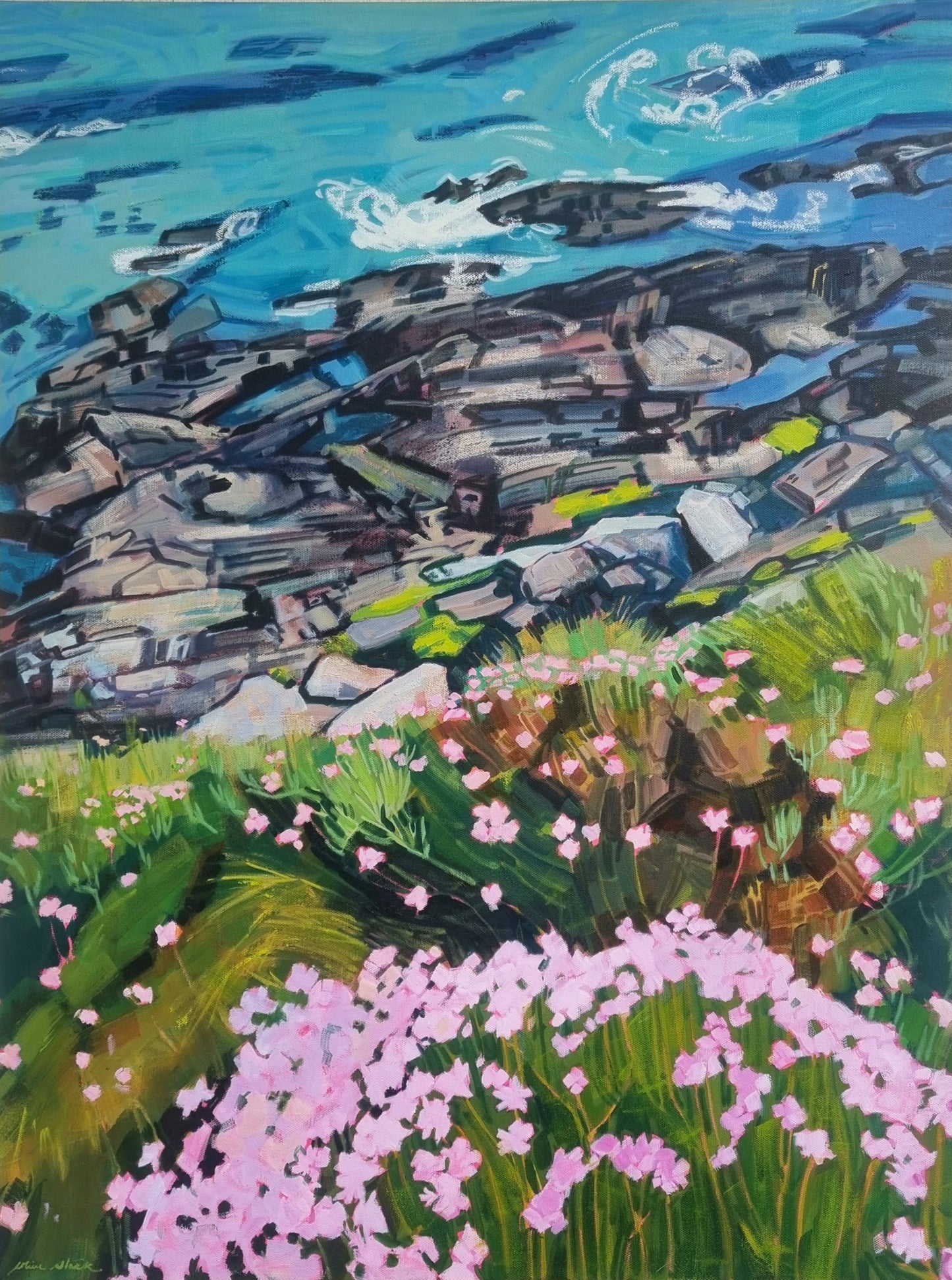 Sea Thrift and Samphire Mingle - West Kerry