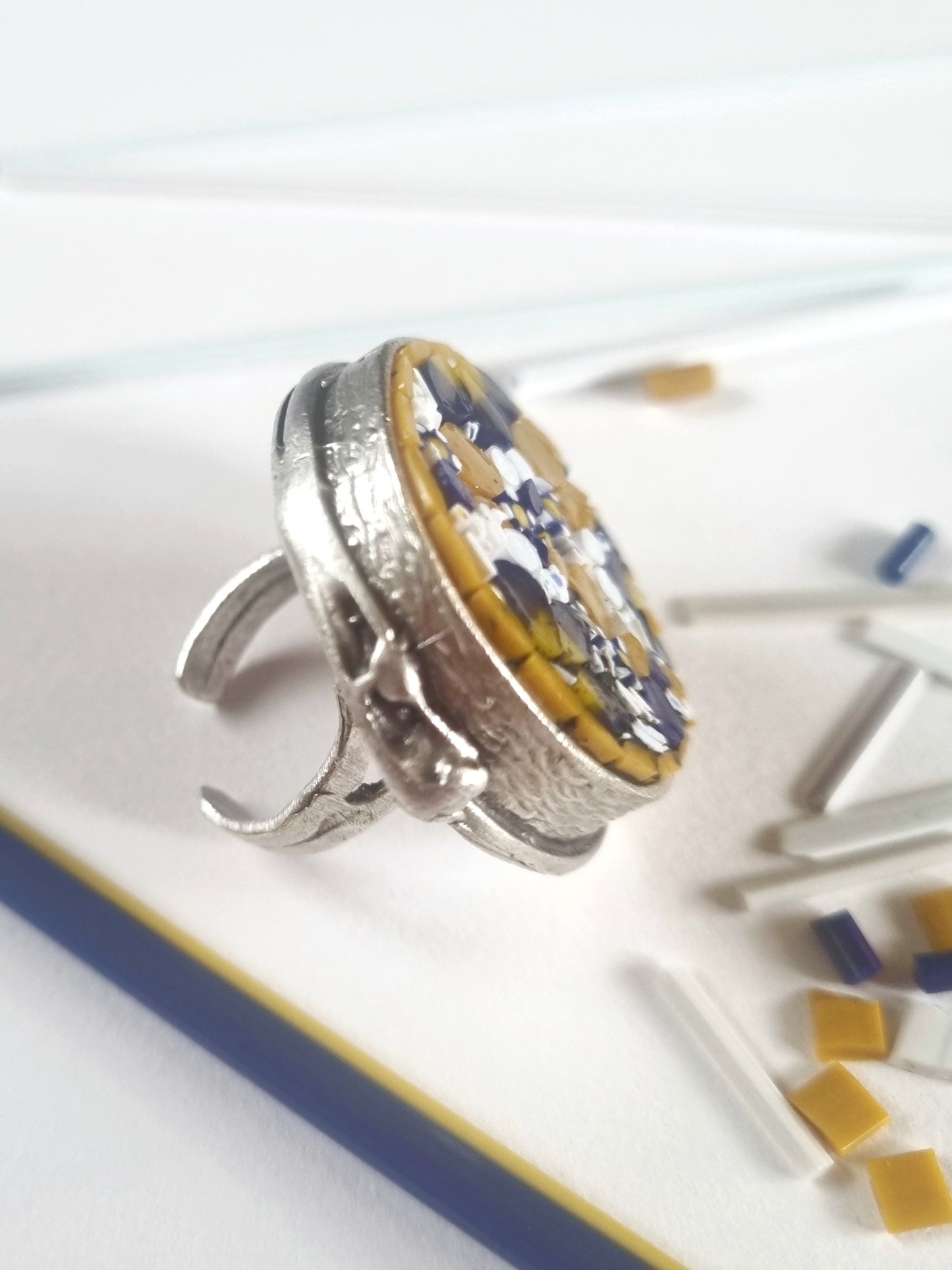 Micro Mosaic Ring