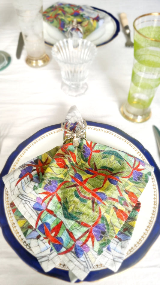 Fuchsia Napkins x 2
