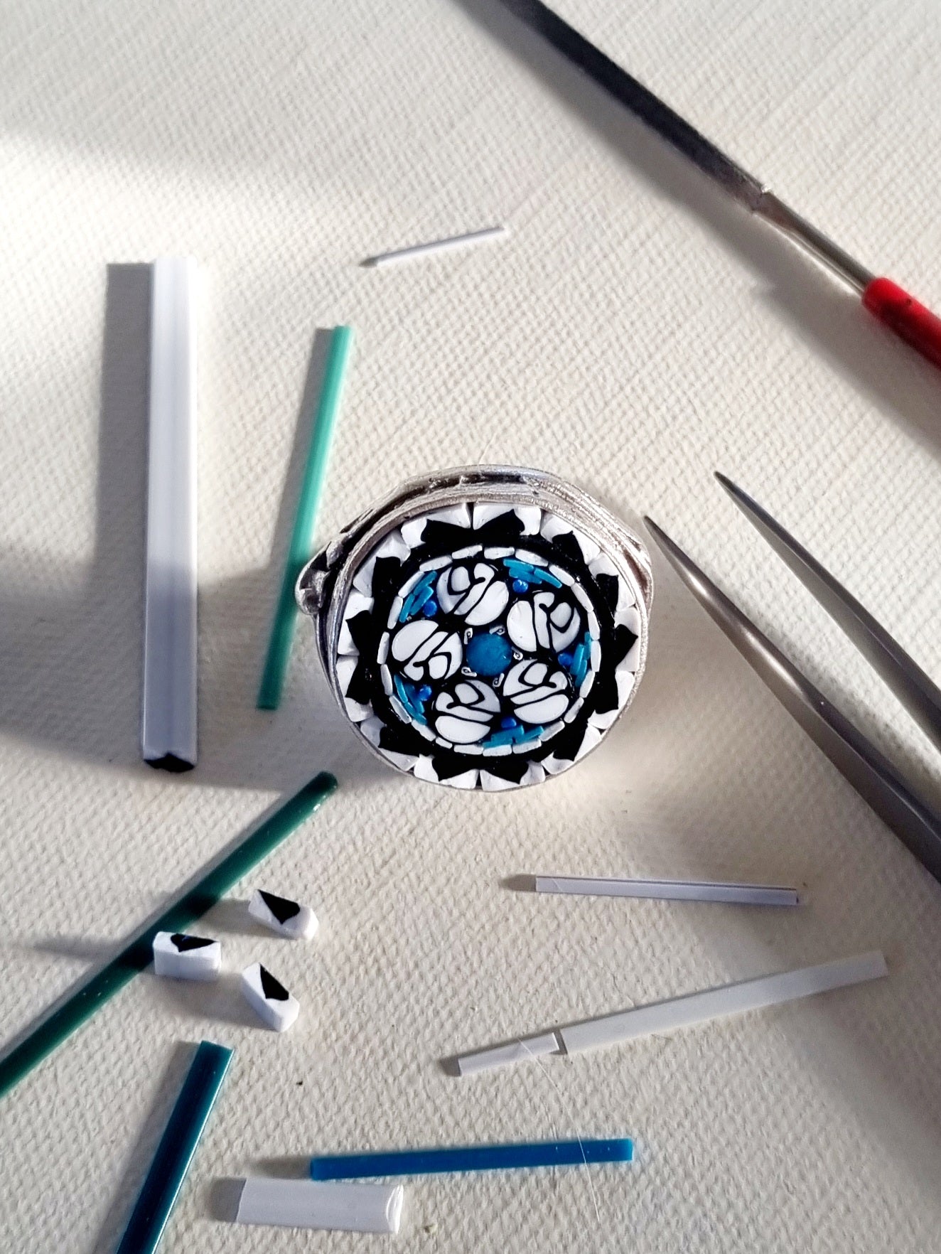 Micro Mosaic Jewellery Workshop with Olive Stack - Tues Sep 2nd
