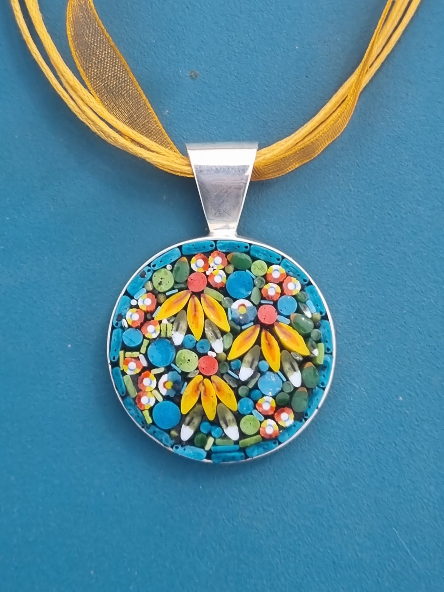 Micro Mosaic Pendant