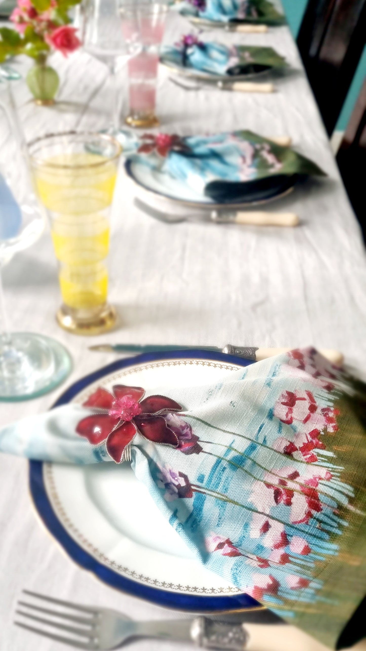 Sea Pinks Napkins x 2