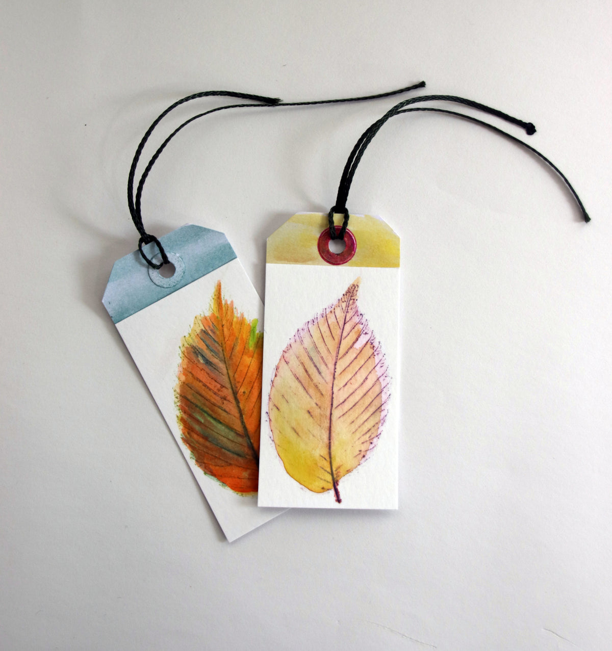 Mixed Media Ogham Leaf Gift Cards & Tags