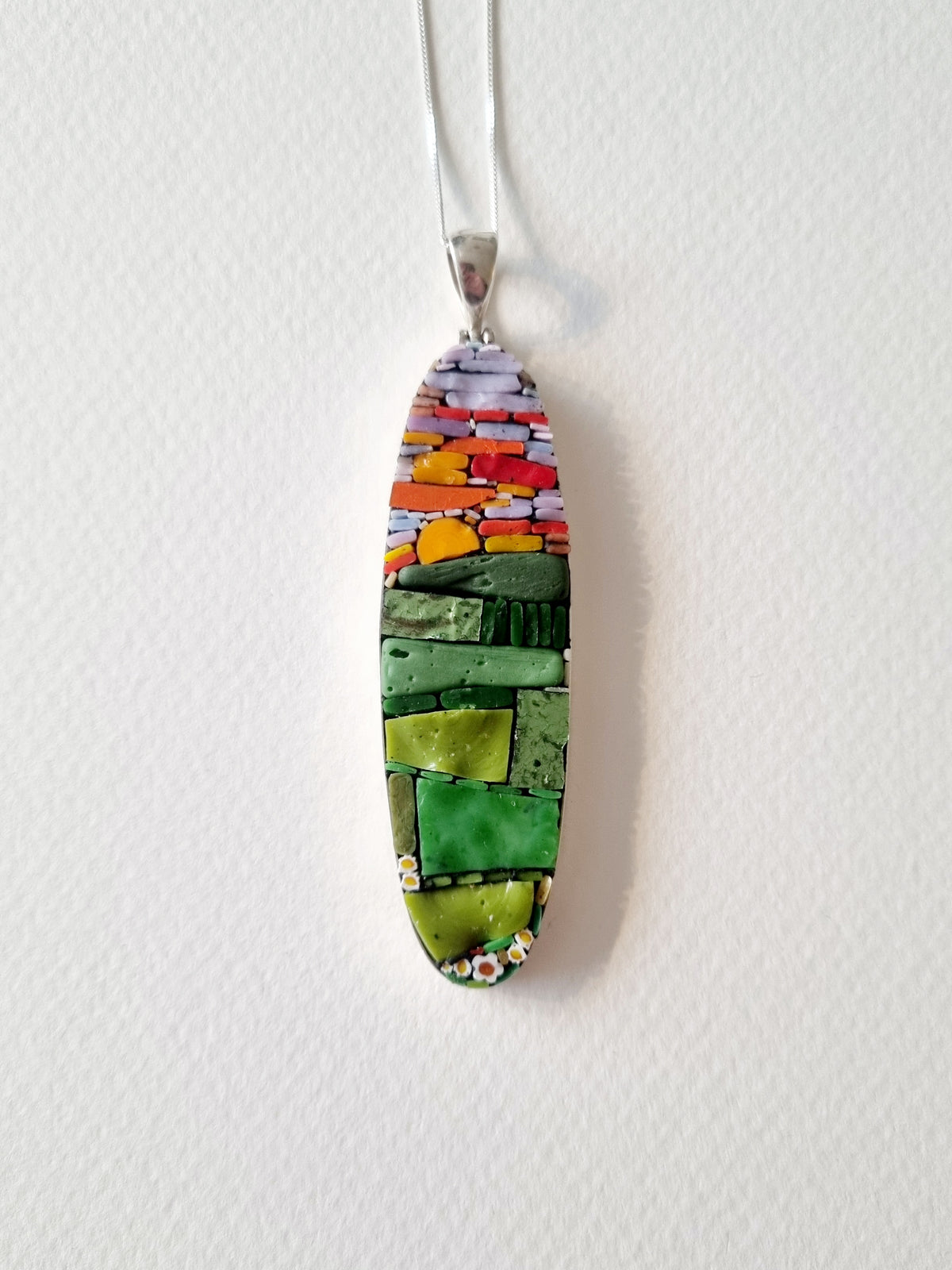 Sterling Silver Sunset Pendant